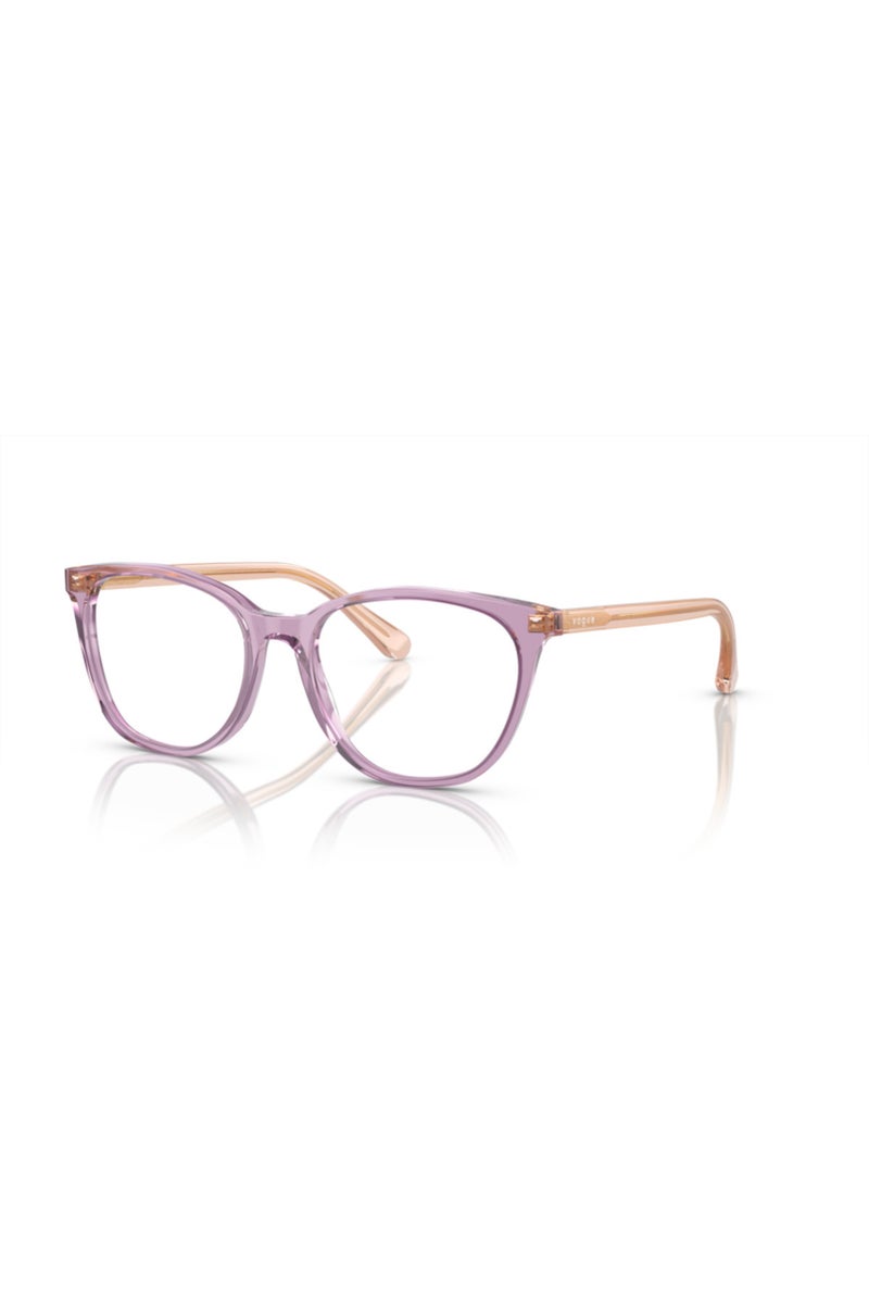 Vogue Women's Clear Purple Eyeglasses - 53mm Lens Size - Image 1